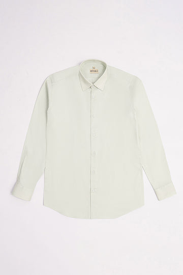 CLASSIC FIT LIGHT GREEN FORMAL SHIRT